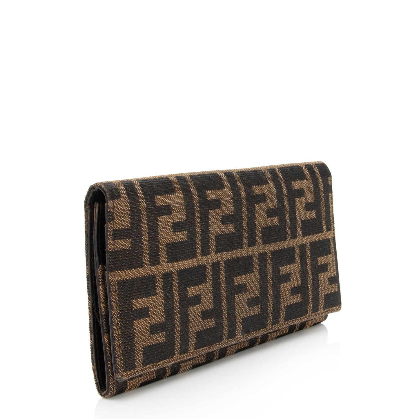 Luxury FendiZucca Continental Wallet (SHF-G0l1pR)