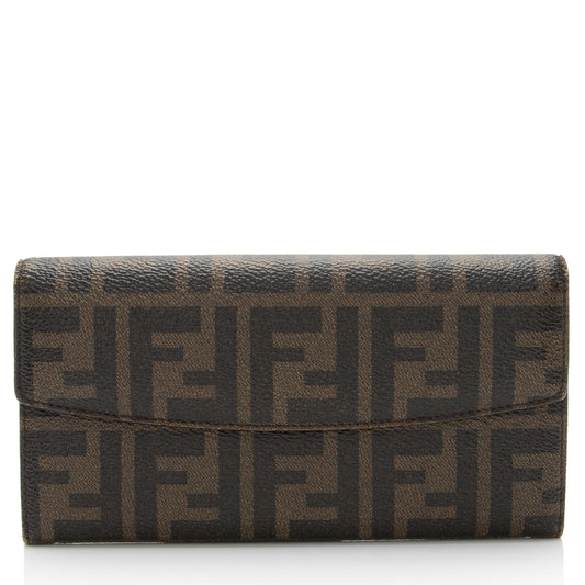 Luxury FendiZucca Continental Wallet (SHF-lzhYVm)