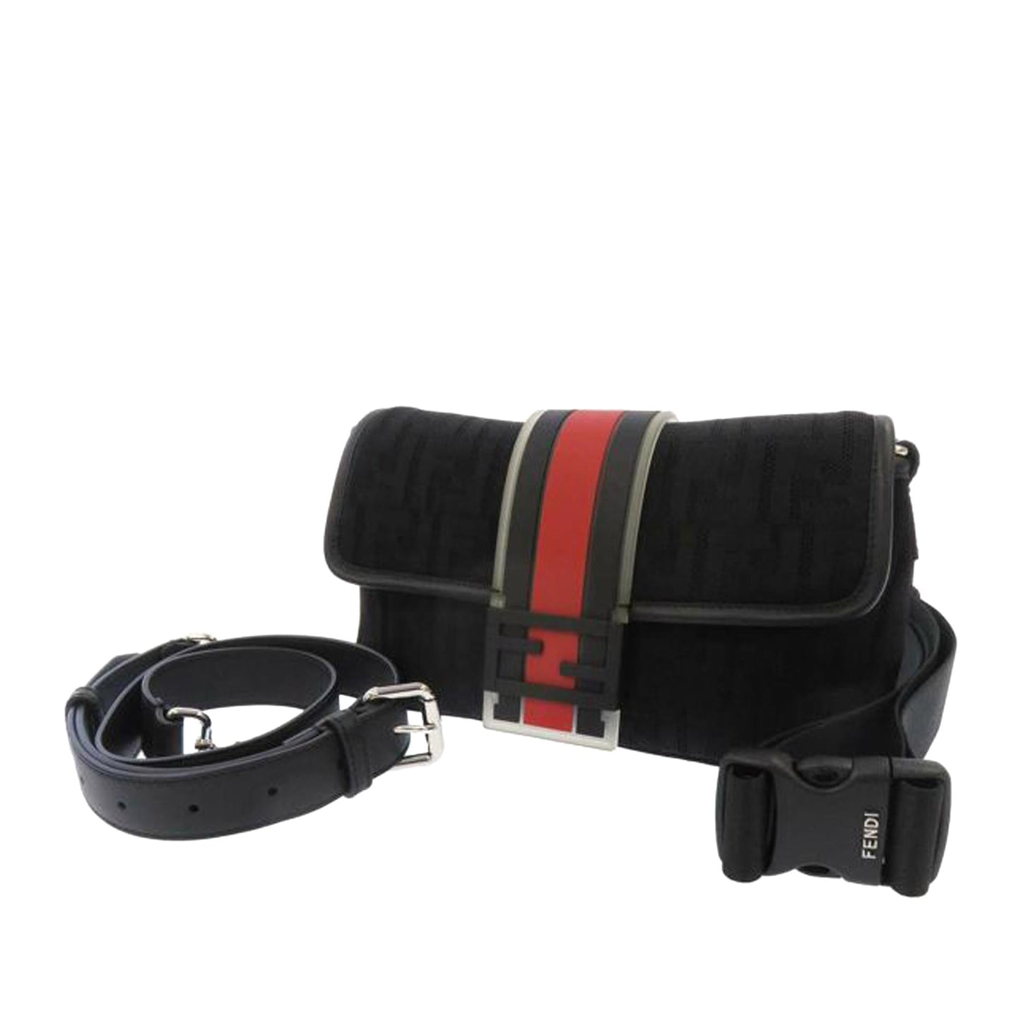 Luxury FendiZucca Convertible Belt Bag (SHG-36669)