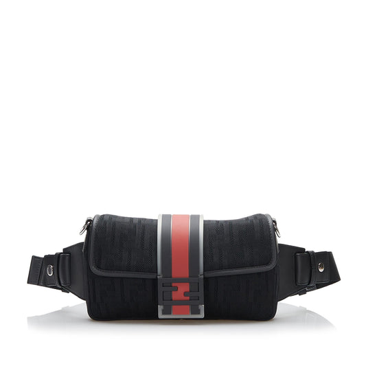 Luxury FendiZucca Convertible Belt Bag (SHG-pWsJAN)