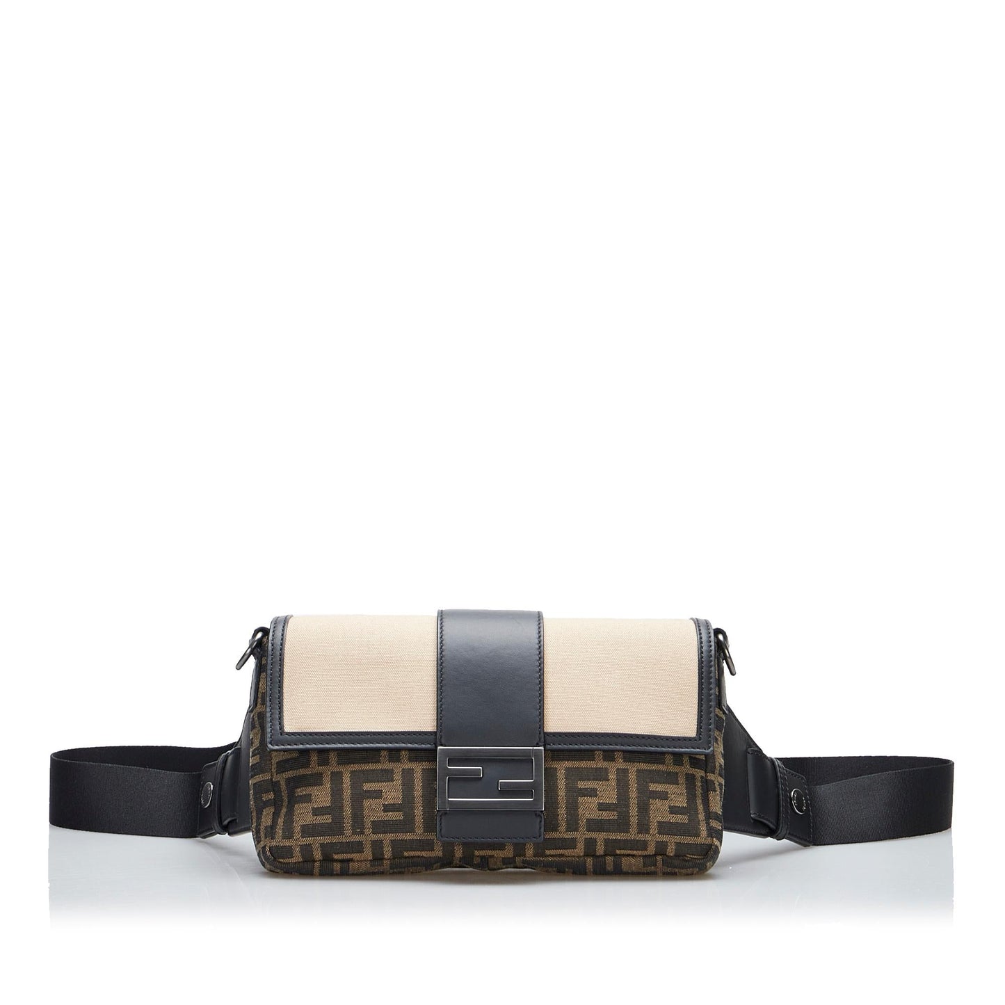 Luxury FendiZucca Convertible Belt Bag (SHG-PqiwqL)