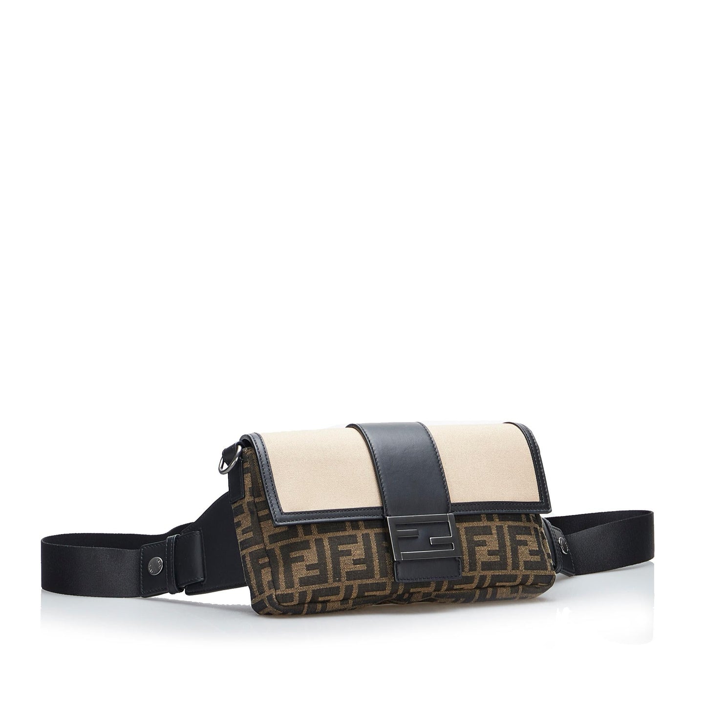 Luxury FendiZucca Convertible Belt Bag (SHG-PqiwqL)