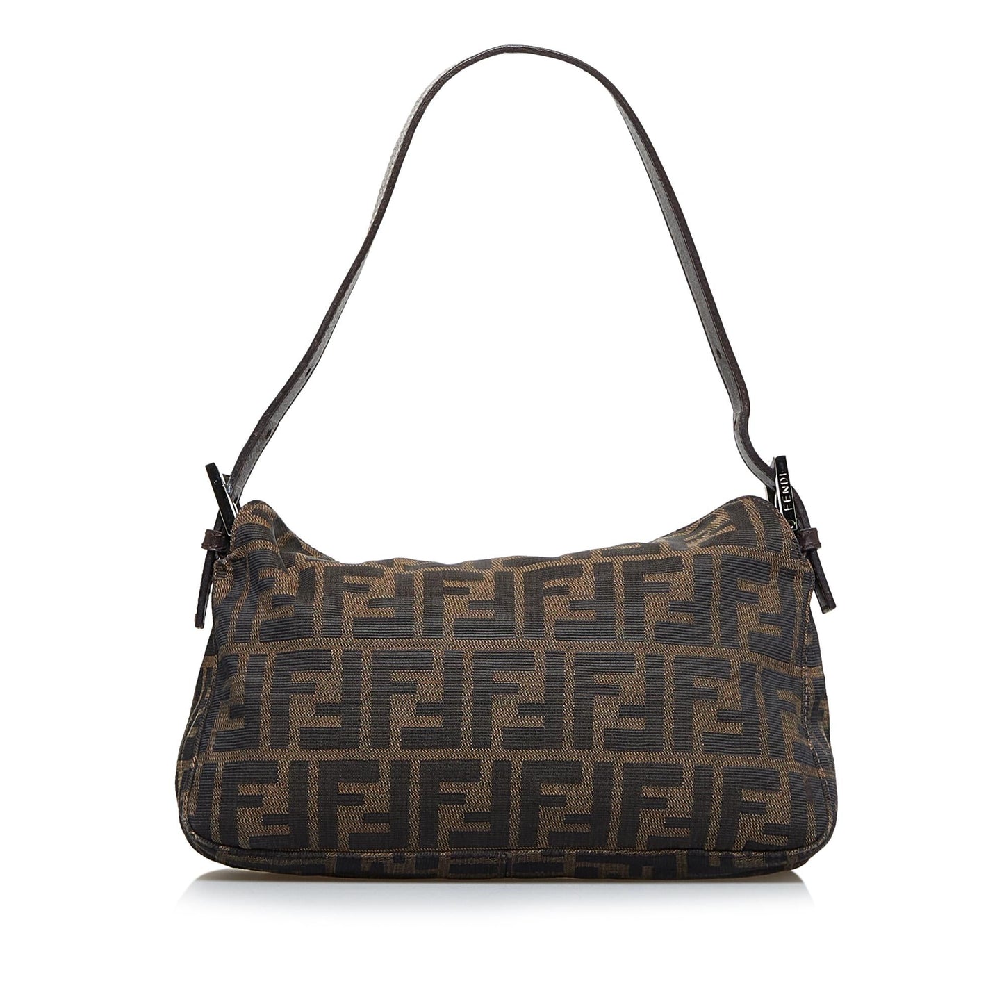Luxury FendiZucca Double Flap Baguette (SHG-grLUIg)