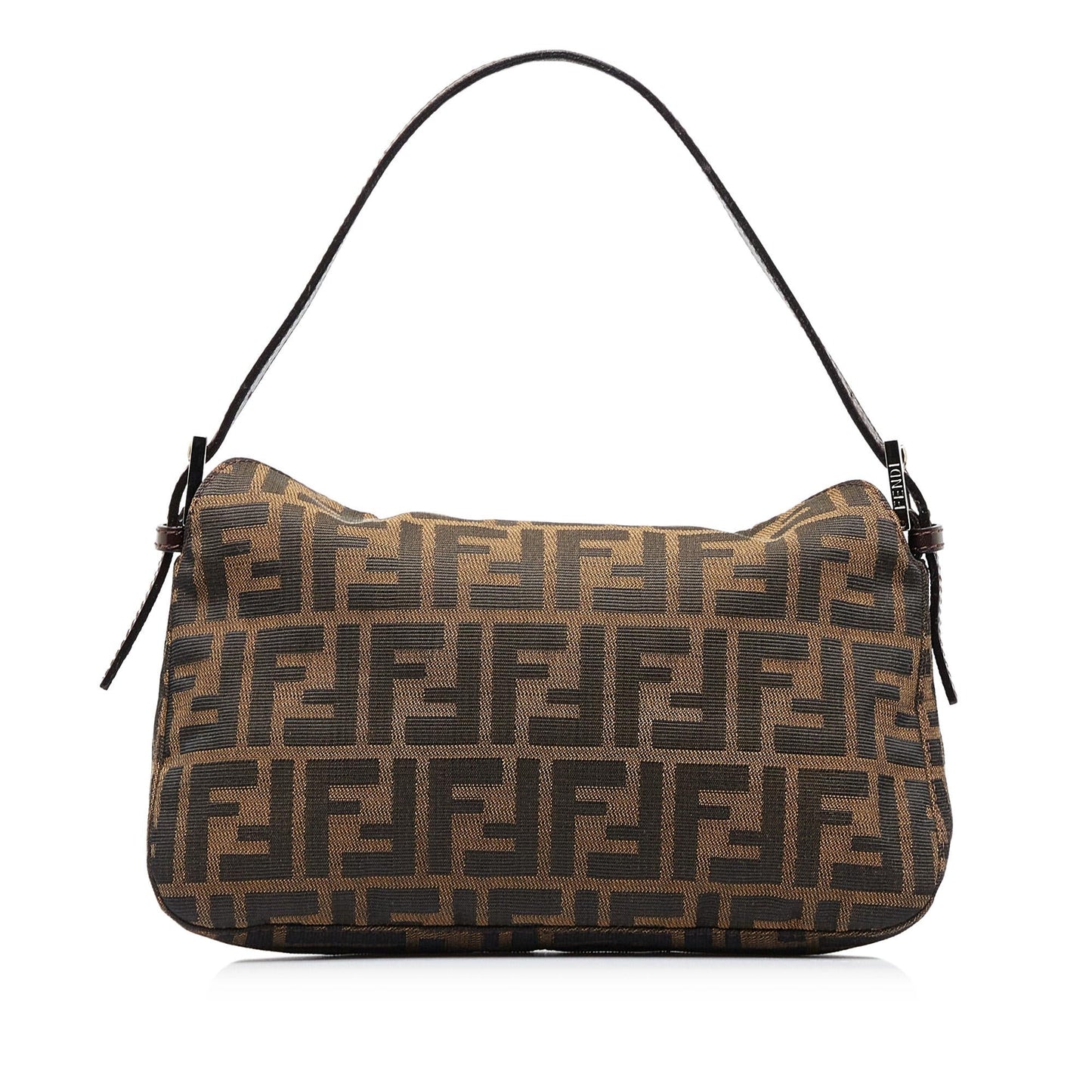 Luxury FendiZucca Double Flap Baguette (SHG-8sUN0W)