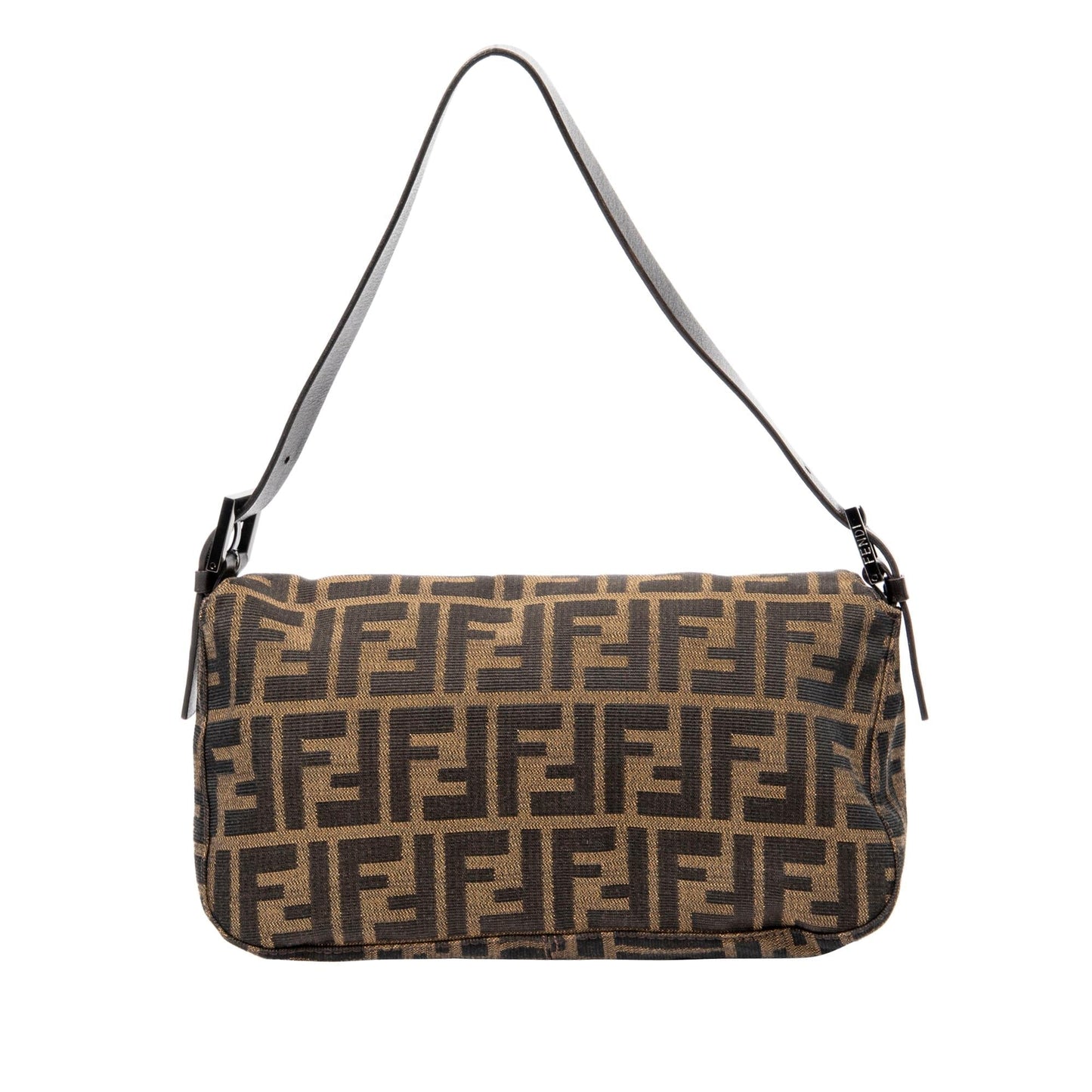 Luxury FendiZucca Double Flap Baguette (SHG-c4kHsH)