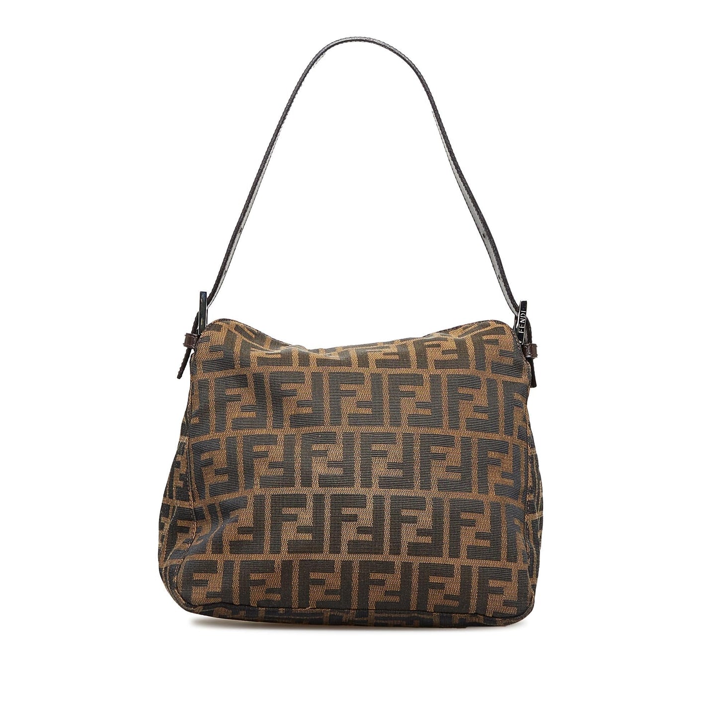 Luxury FendiZucca Double Flap Shoulder Bag (SHG-3W9xSv)