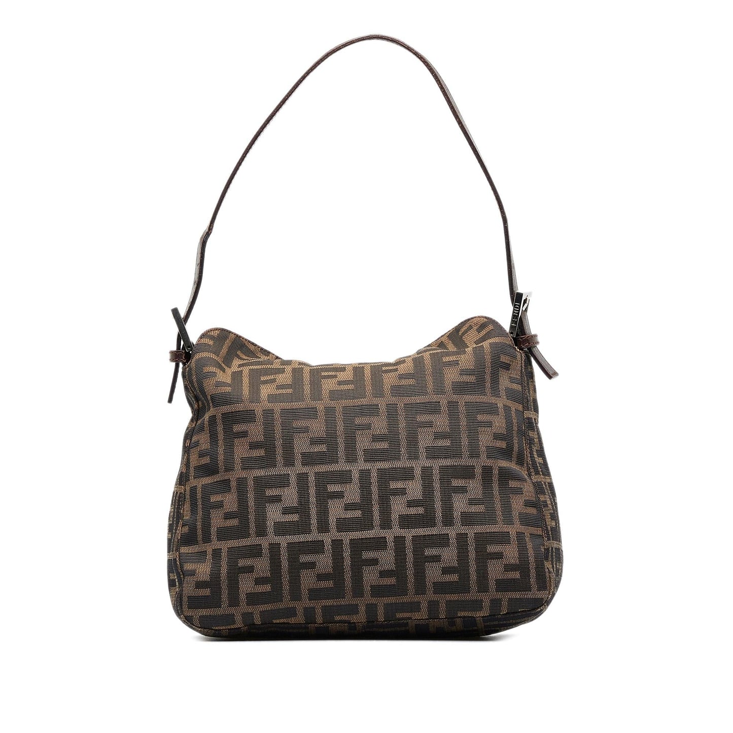 Luxury FendiZucca Double Flap Shoulder Bag (SHG-mQyT1Z)