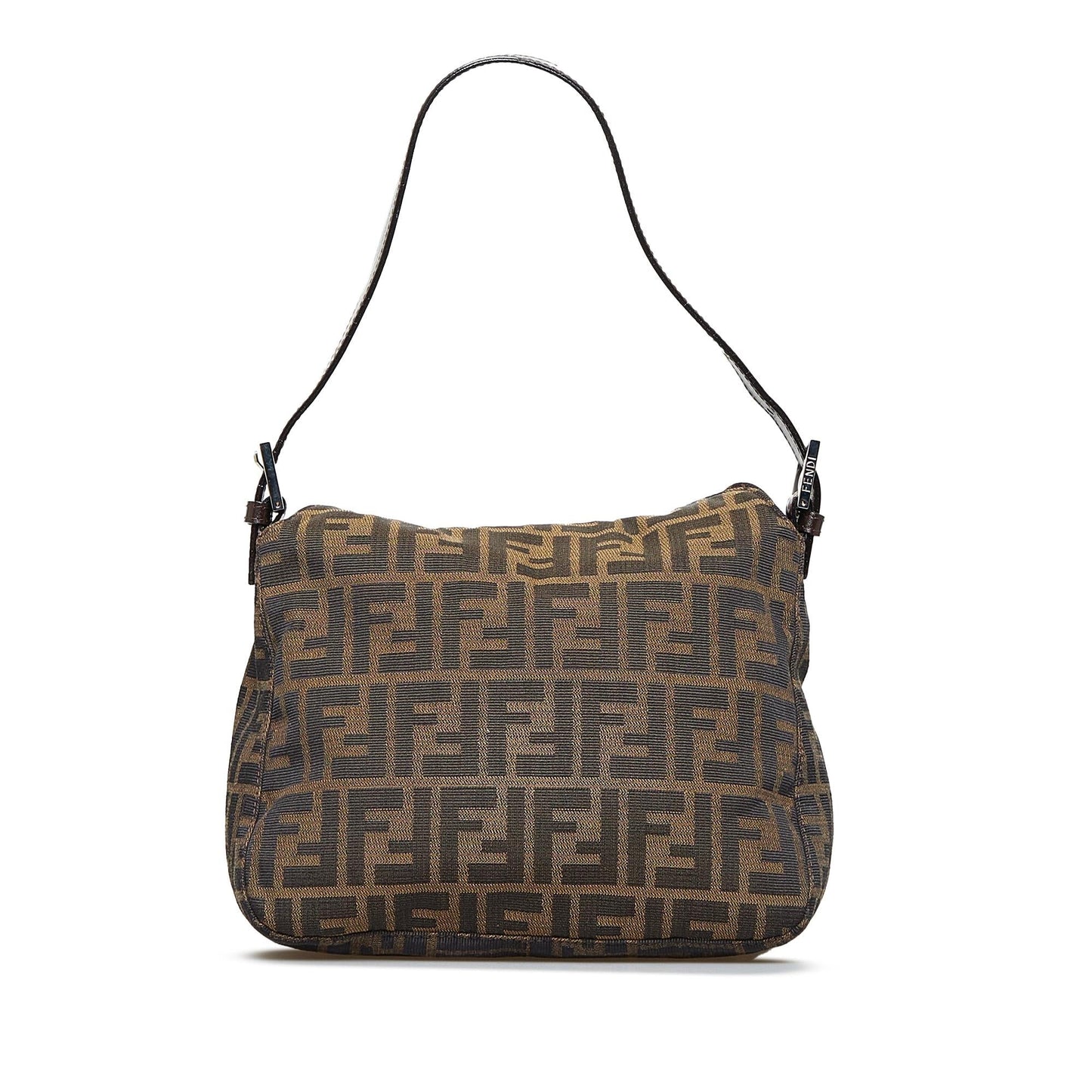 Luxury FendiZucca Double Flap Shoulder Bag (SHG-5HHvf2)