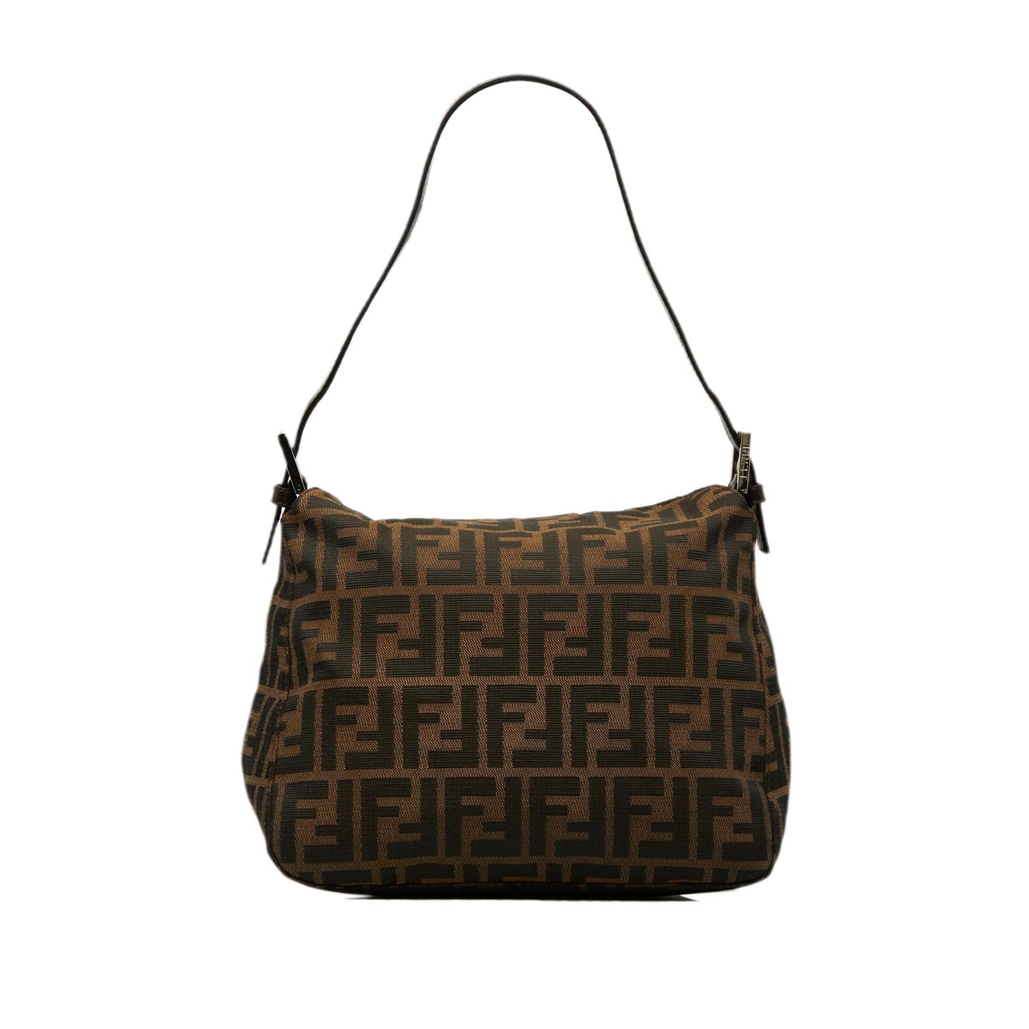 Luxury FendiZucca Double Flap Shoulder Bag (SHG-dEDjEu)