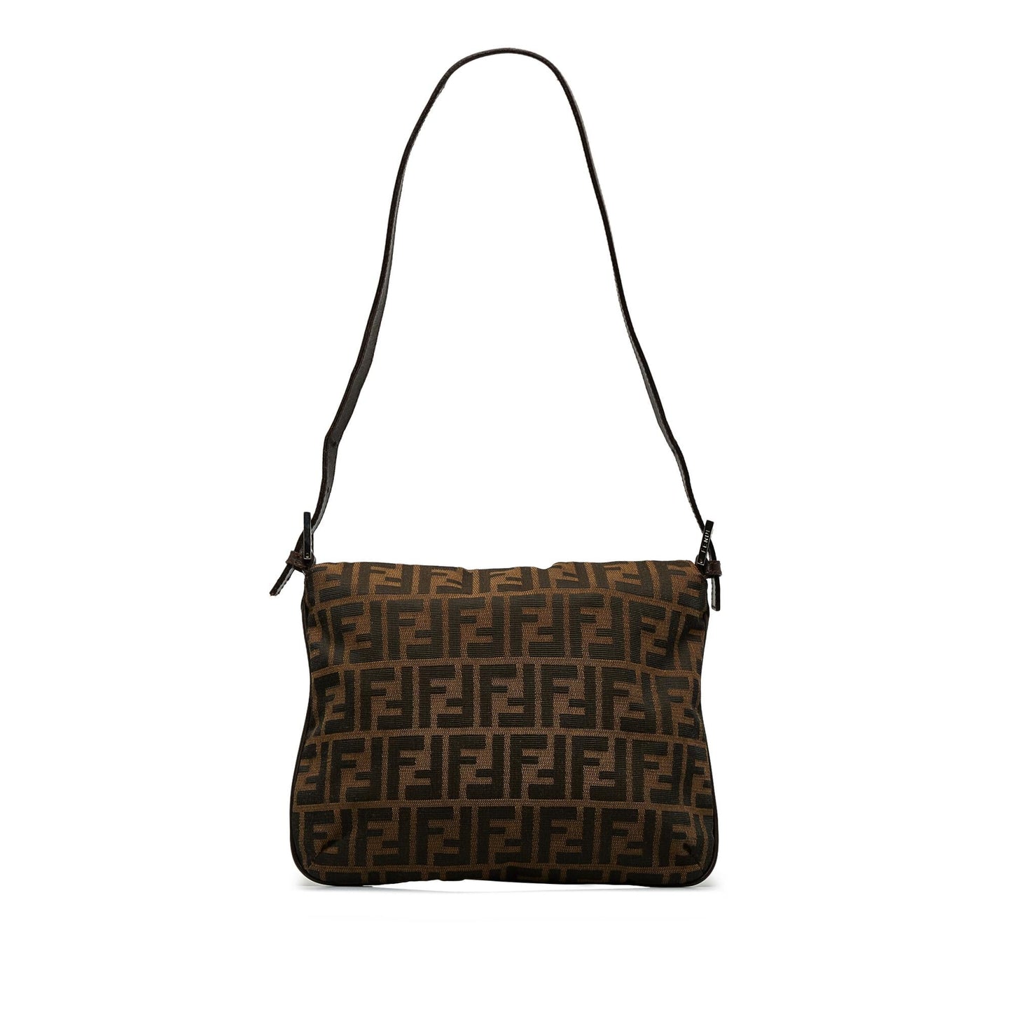 Luxury FendiZucca Double Flap Shoulder Bag (SHG-3yfrKu)
