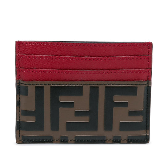 Luxury FendiZucca  Embossed Card Holder (SHG-NGm9kH)