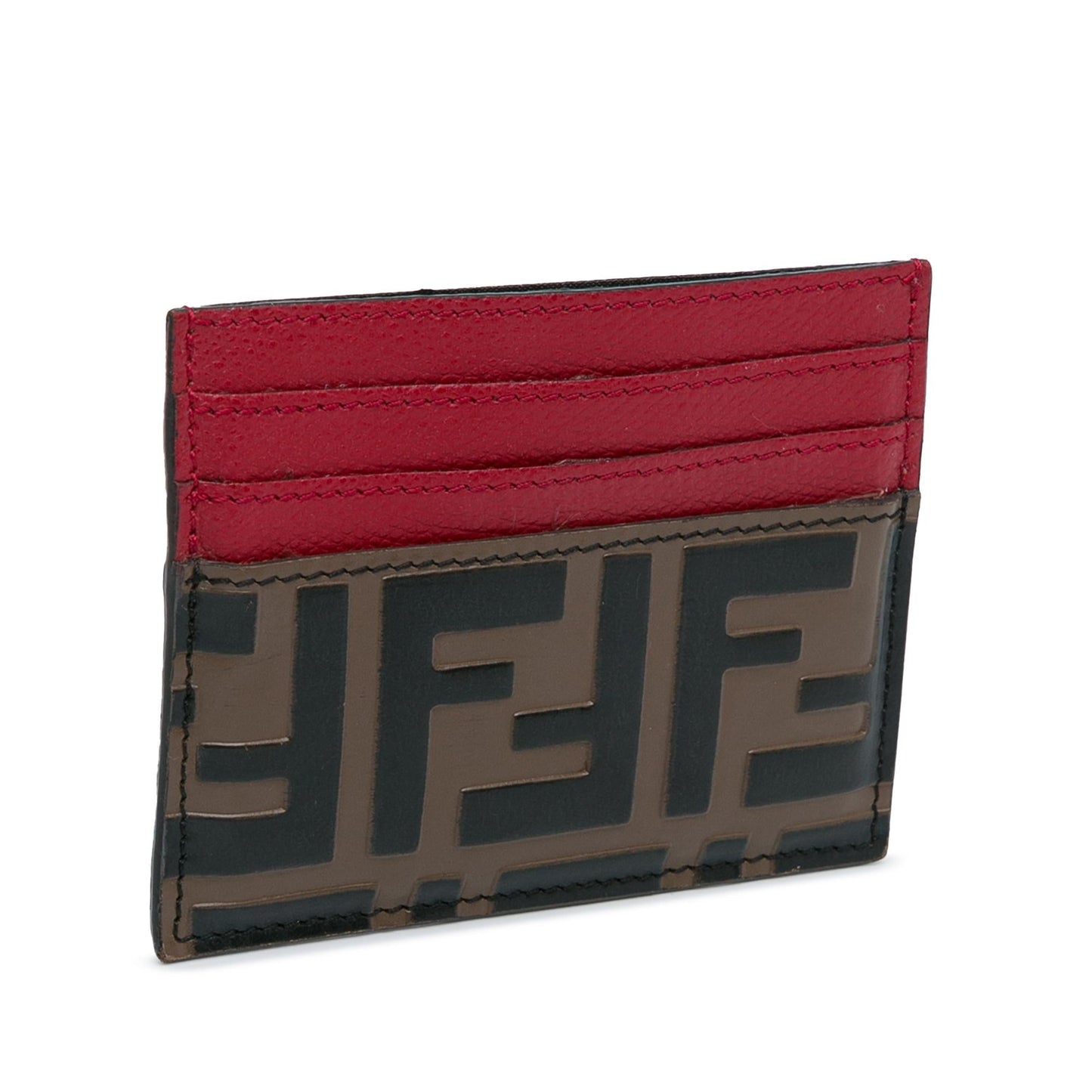 Luxury FendiZucca  Embossed Card Holder (SHG-NGm9kH)