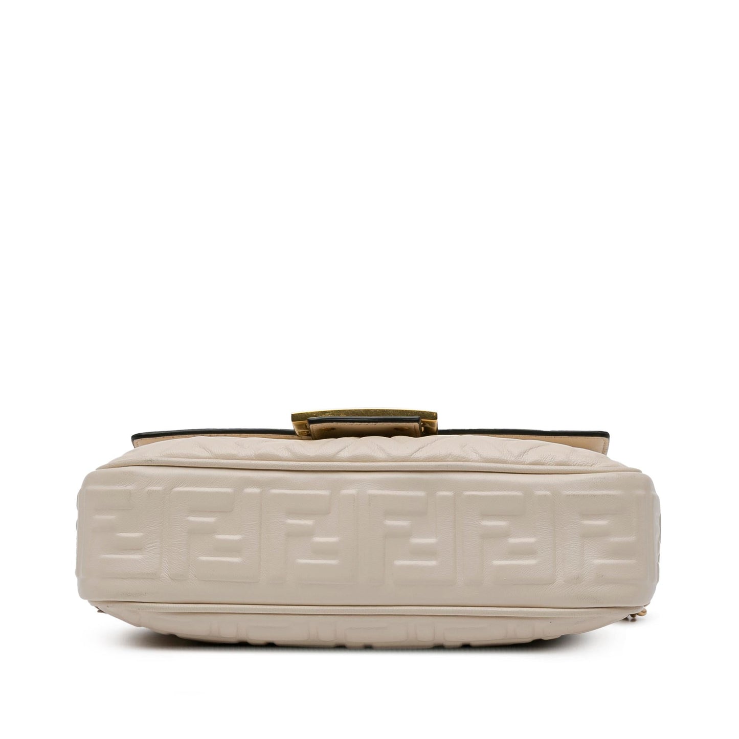 Luxury FendiZucca Embossed Chain Midi Baguette (SHG-InpXQw)