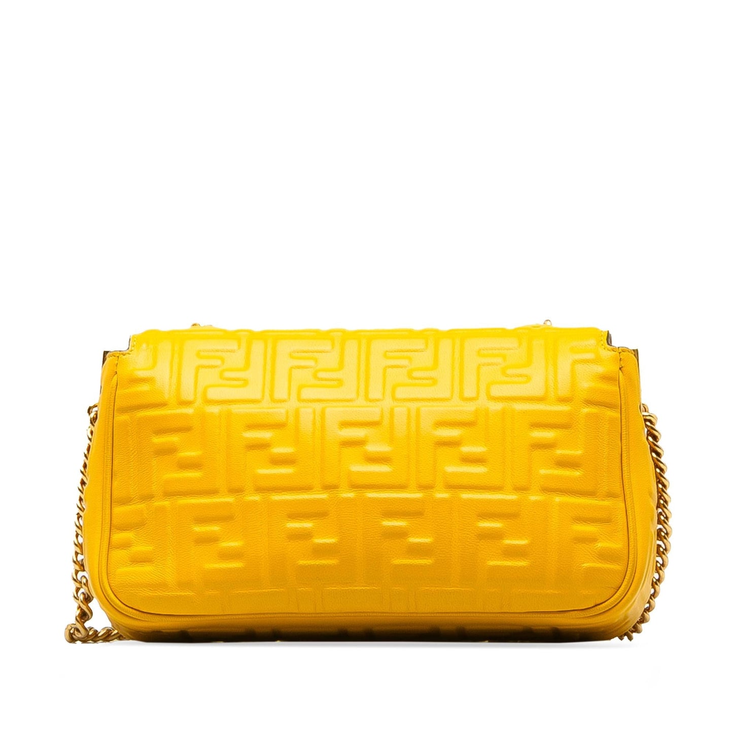 Luxury FendiZucca Embossed Chain Midi Baguette (SHG-eLWxI9)