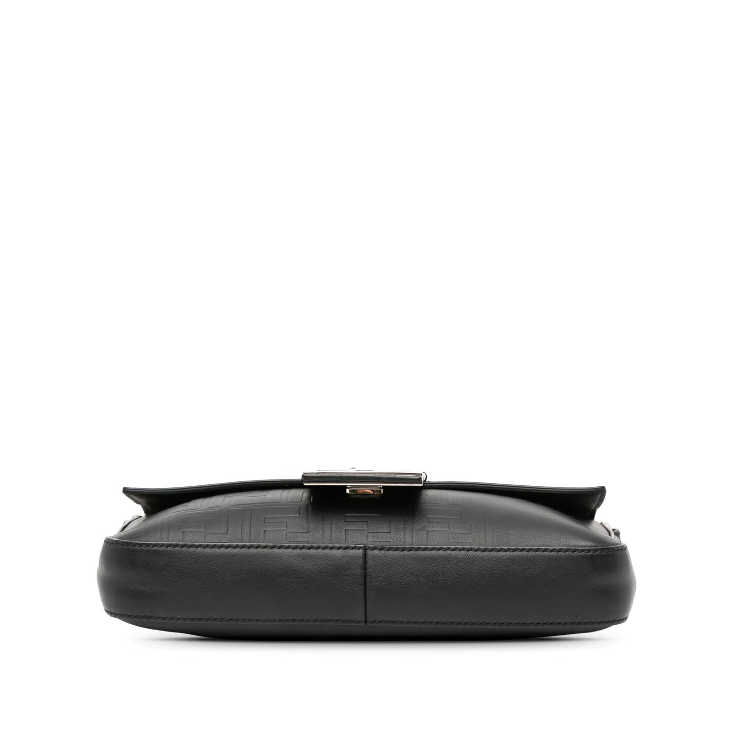 Luxury FendiZucca Embossed Convertible Baguette Crossbody (SHG-rlO8nE)