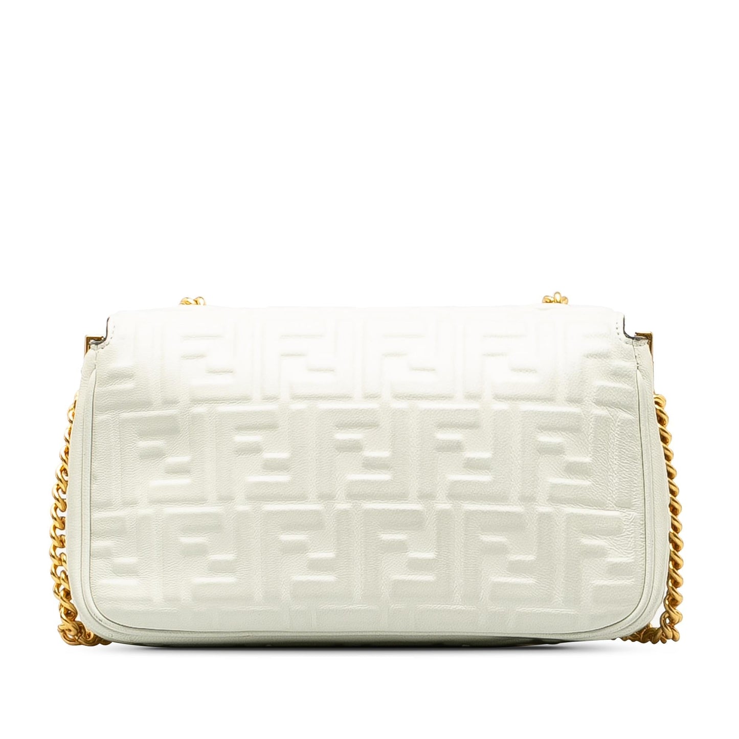 Luxury FendiZucca Embossed Midi Baguette (SHG-p7ykR5)