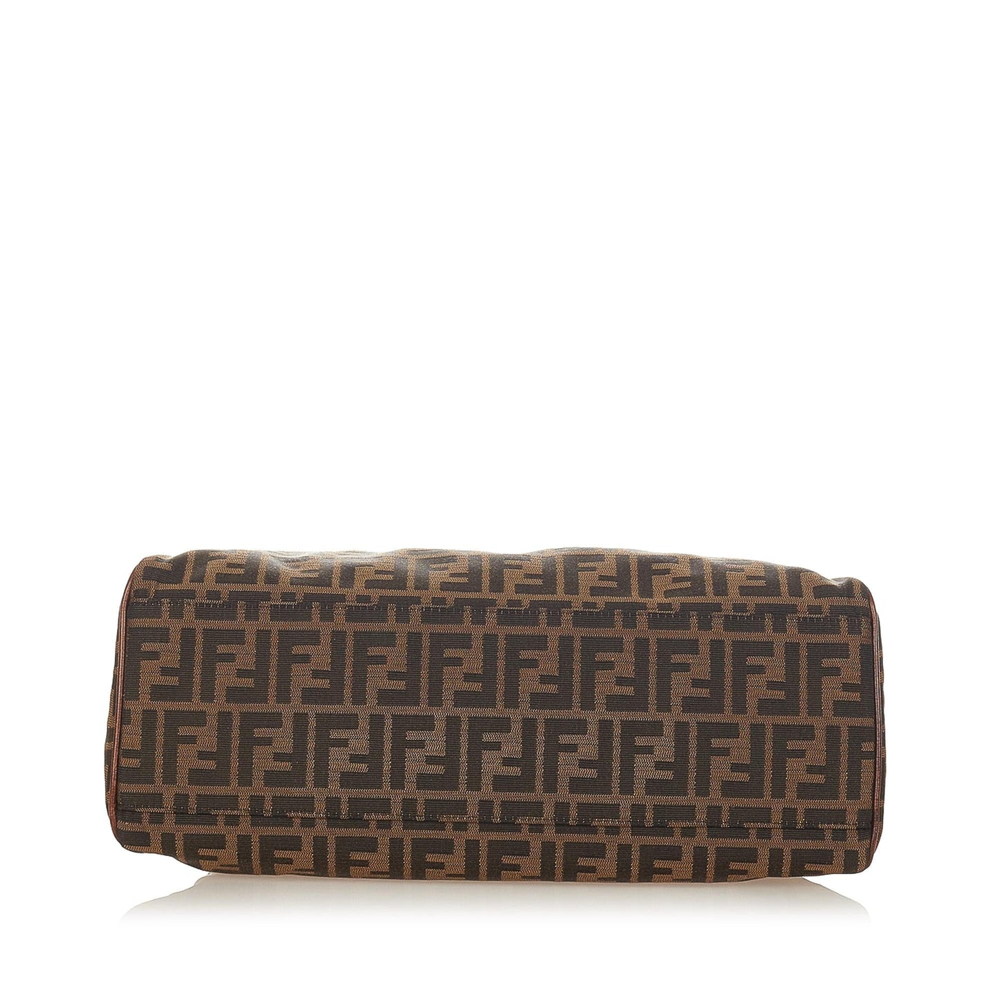 Luxury FendiZucca Etniko Canvas Shoulder Bag (SHG-26423)