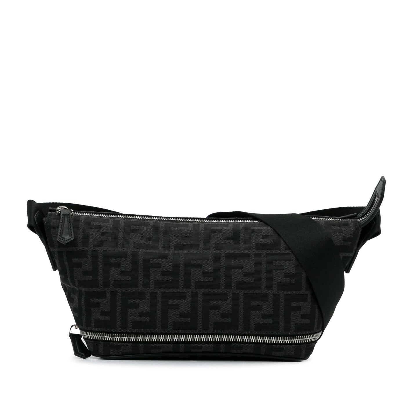 Luxury FendiZucca FF 1974 Convertible Crossbody Bag (SHG-50KMPy)