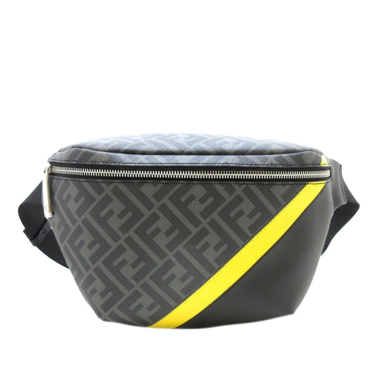 Luxury FendiZucca FF 1974 Diagonal Belt Bag (SHG-Omcvp8)