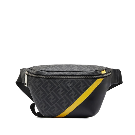 Luxury FendiZucca FF 1974 Diagonal Belt Bag (SHG-kpj2Lv)