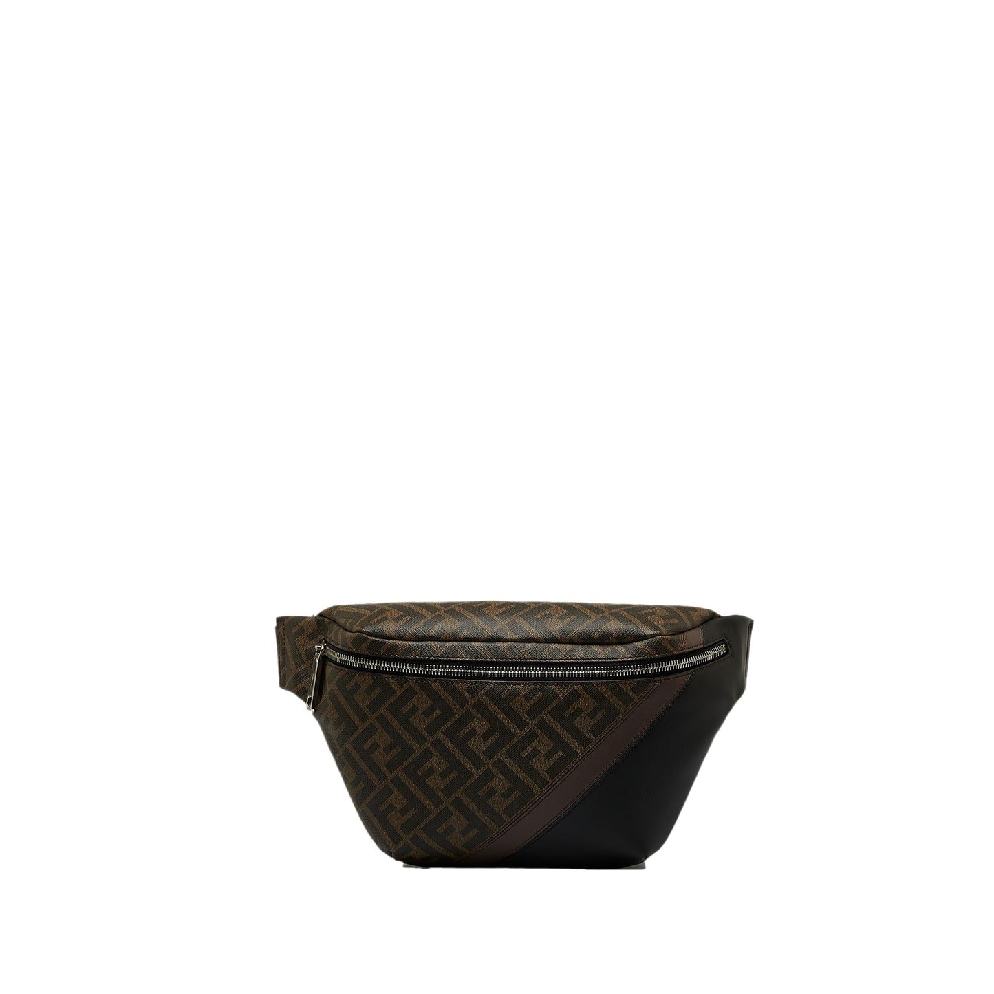 Luxury FendiZucca FF 1974 Diagonal Belt Bag (SHG-zZZsdD)