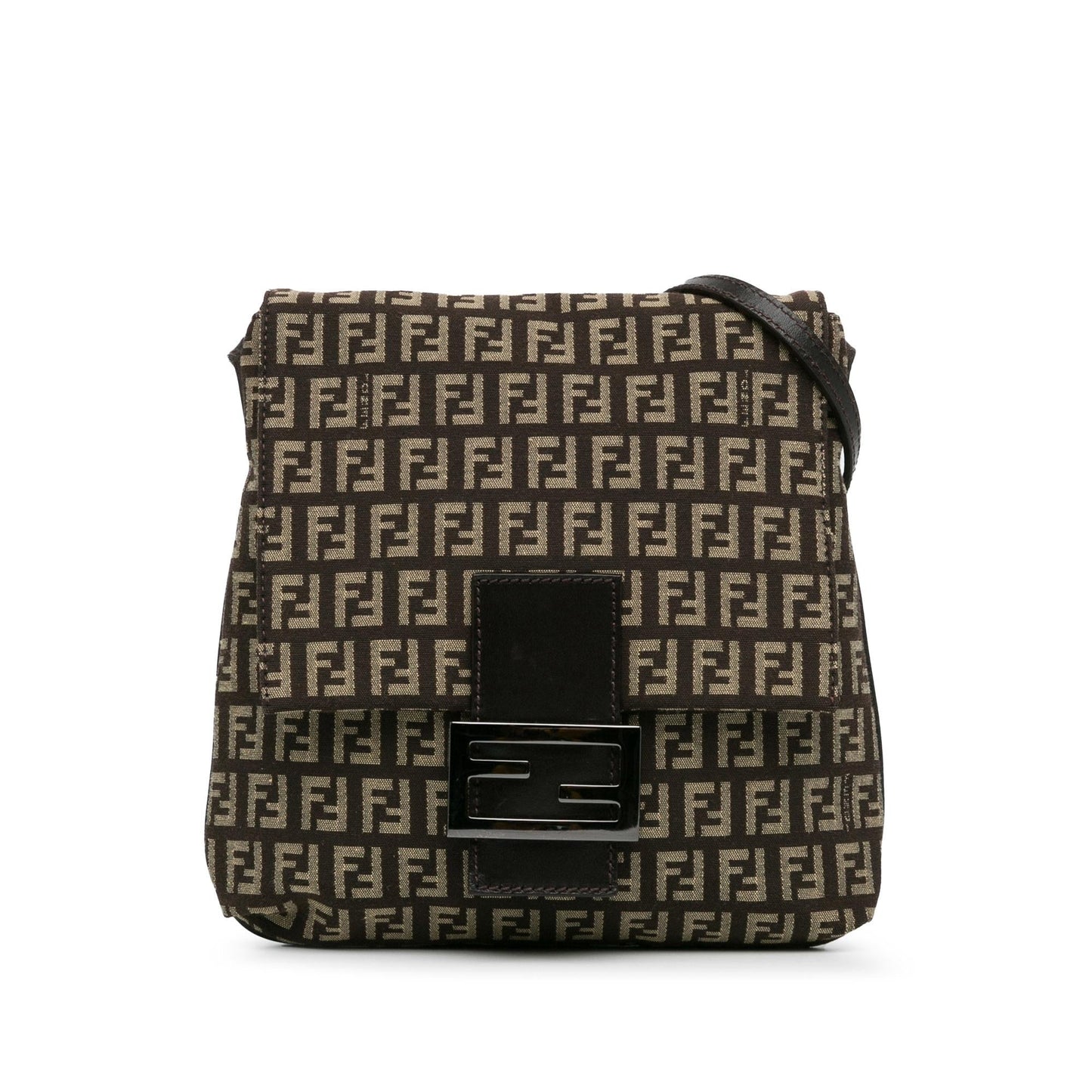 Luxury FendiZucca Flap Crossbody Bag (SHG-6LF65c)