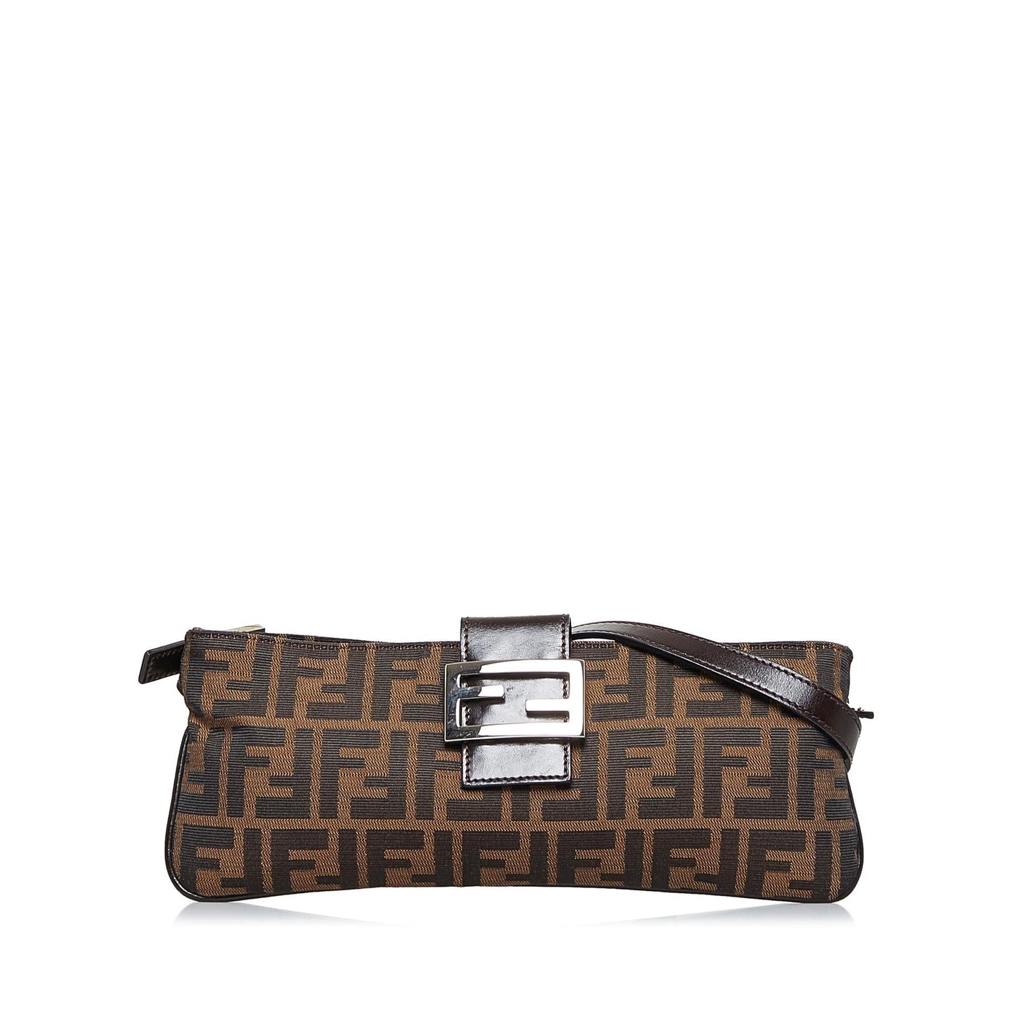 Luxury FendiZucca Flap Shoulder Bag (SHG-eG04kE)