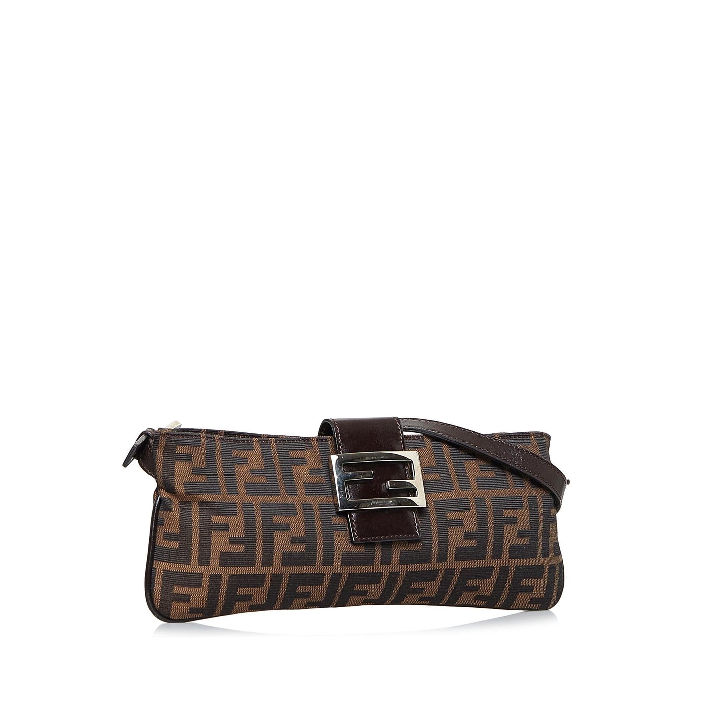 Luxury FendiZucca Flap Shoulder Bag (SHG-eG04kE)