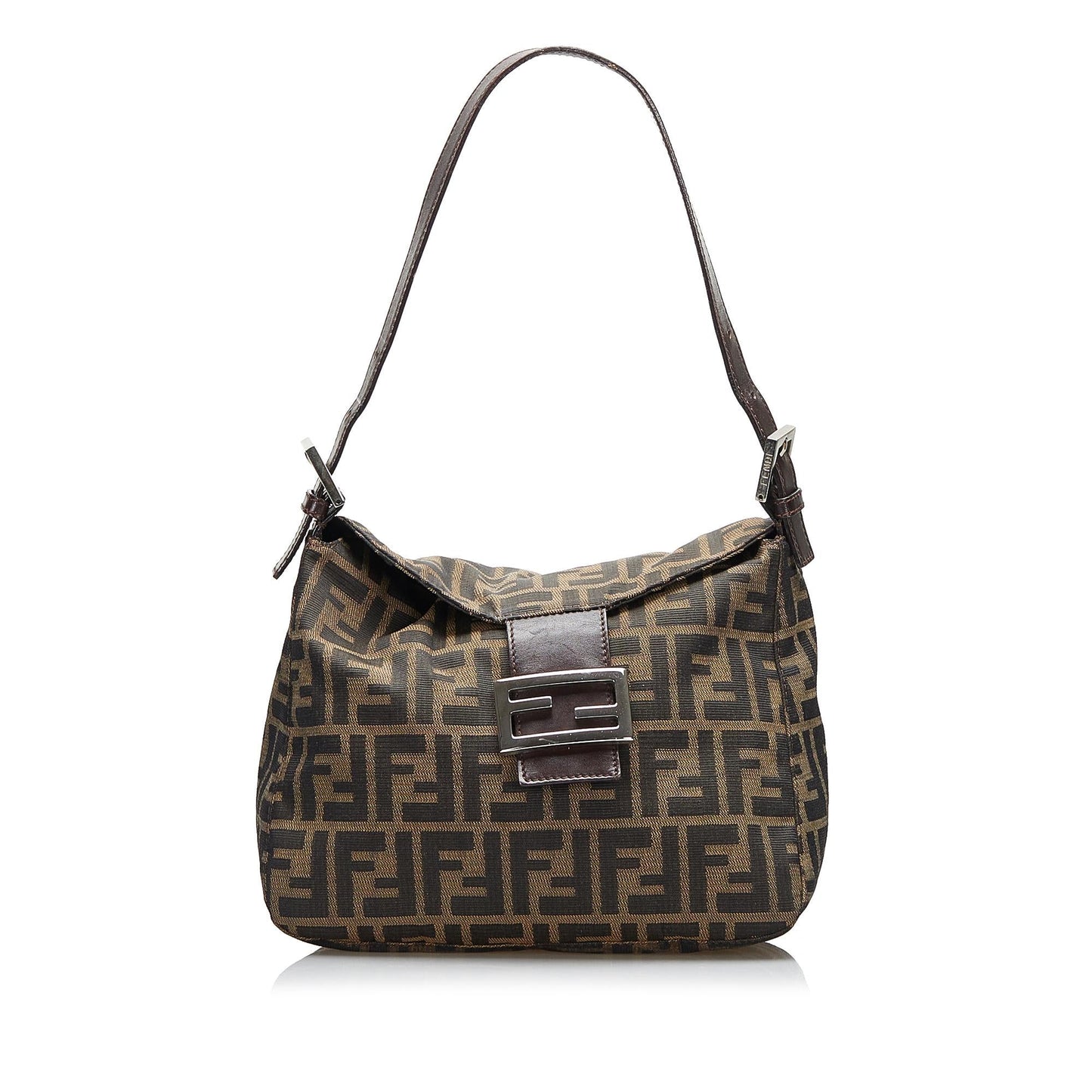 Luxury FendiZucca Flap Shoulder Bag (SHG-HhfHg3)