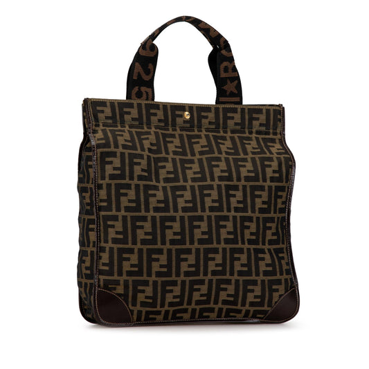 Luxury FendiZucca Foldable Tote (SHG-2K4DcO)