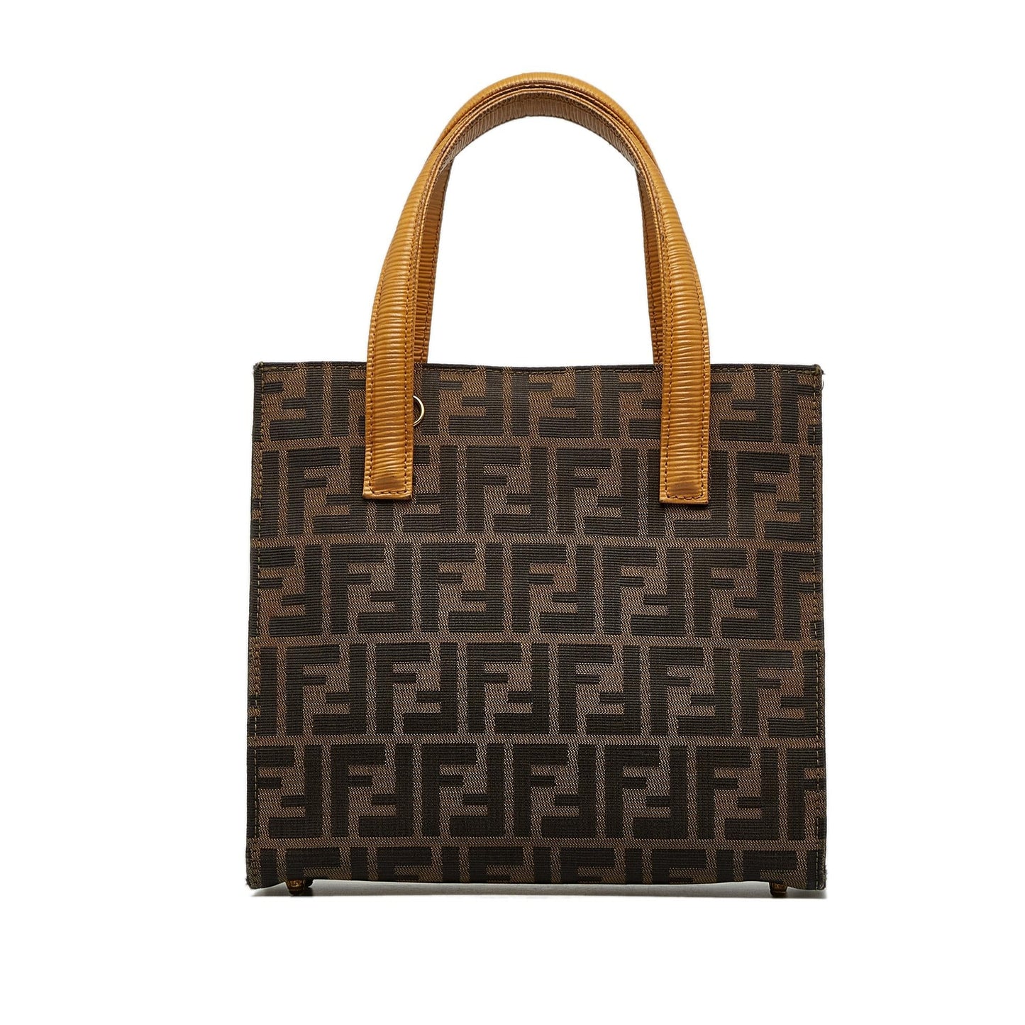 Luxury FendiZucca Front Pocket Tote (SHG-2HFHzP)