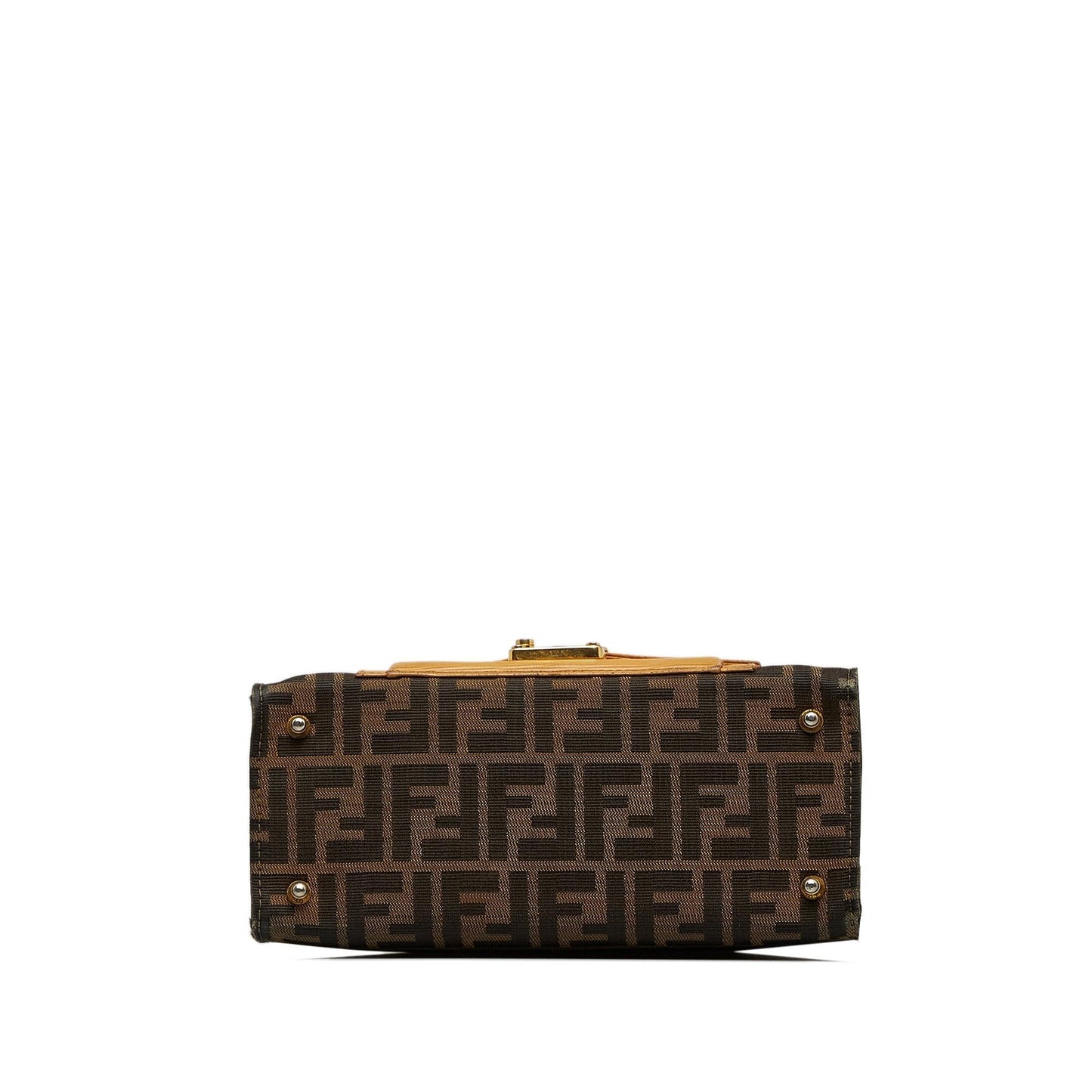 Luxury FendiZucca Front Pocket Tote (SHG-2HFHzP)