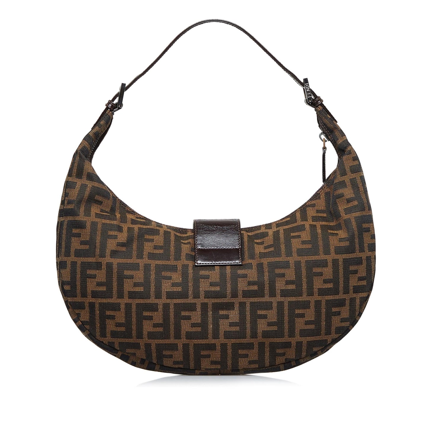 Luxury FendiZucca Half Moon Hobo (SHG-PNoVM9)