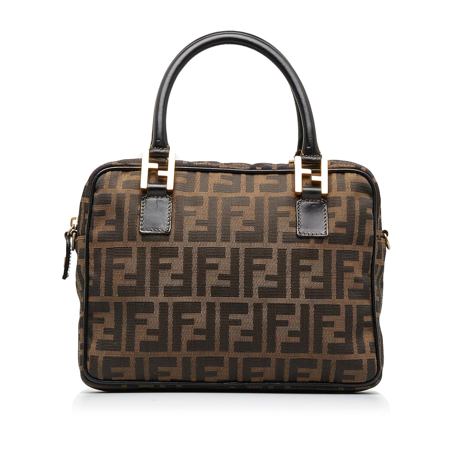 Luxury FendiZucca Handbag (SHG-BRNRiR)