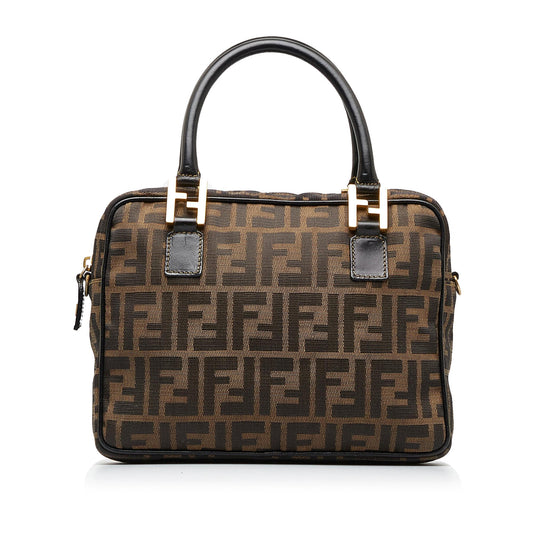 Luxury FendiZucca Handbag (SHG-BRNRiR)