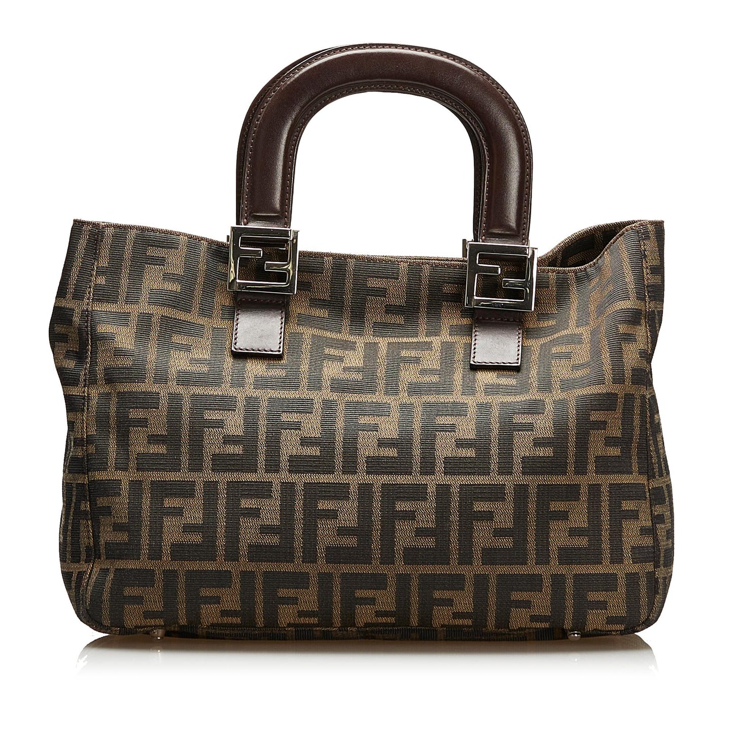 Luxury FendiZucca Handle Handbag (SHG-35887)