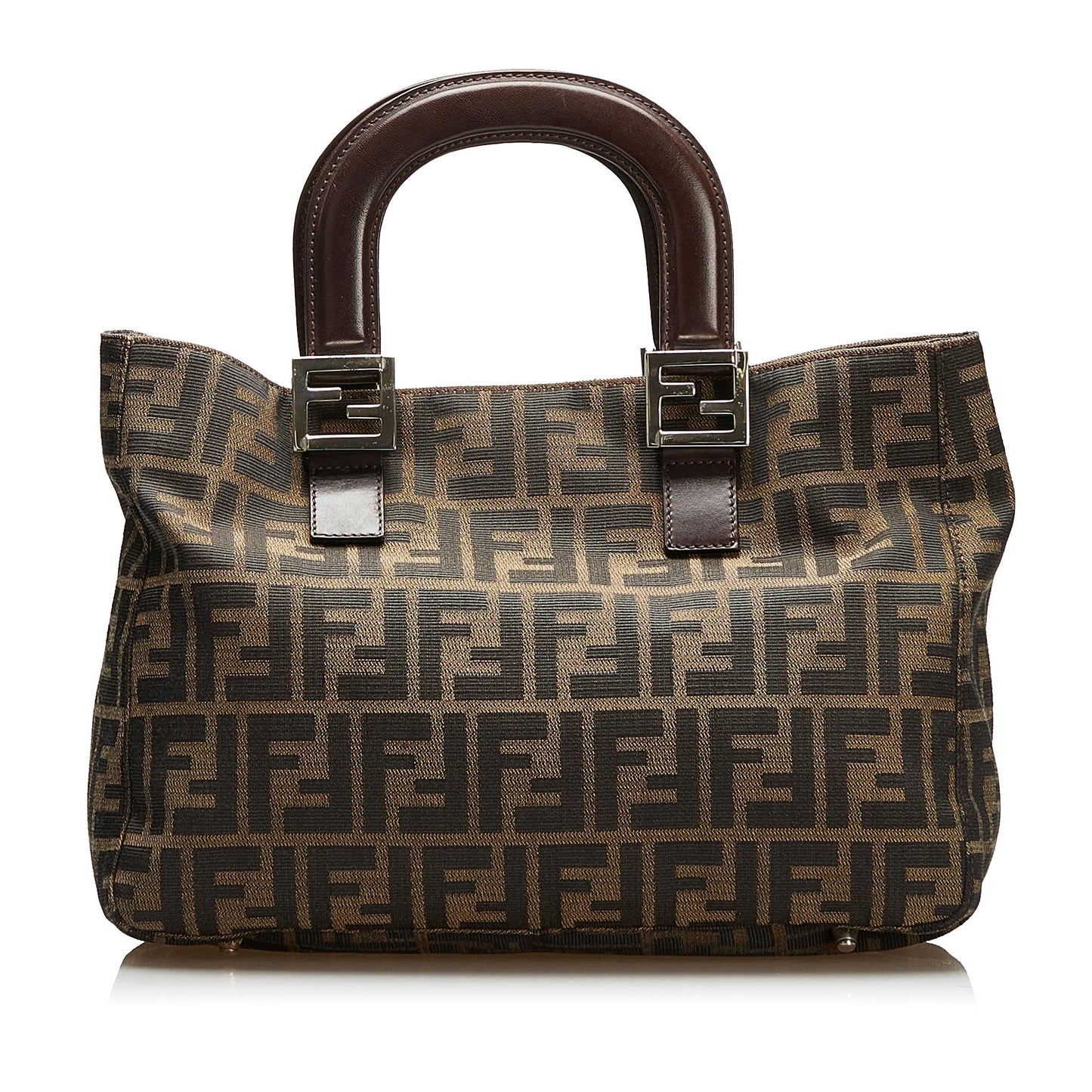 Luxury FendiZucca Handle Handbag (SHG-35887)
