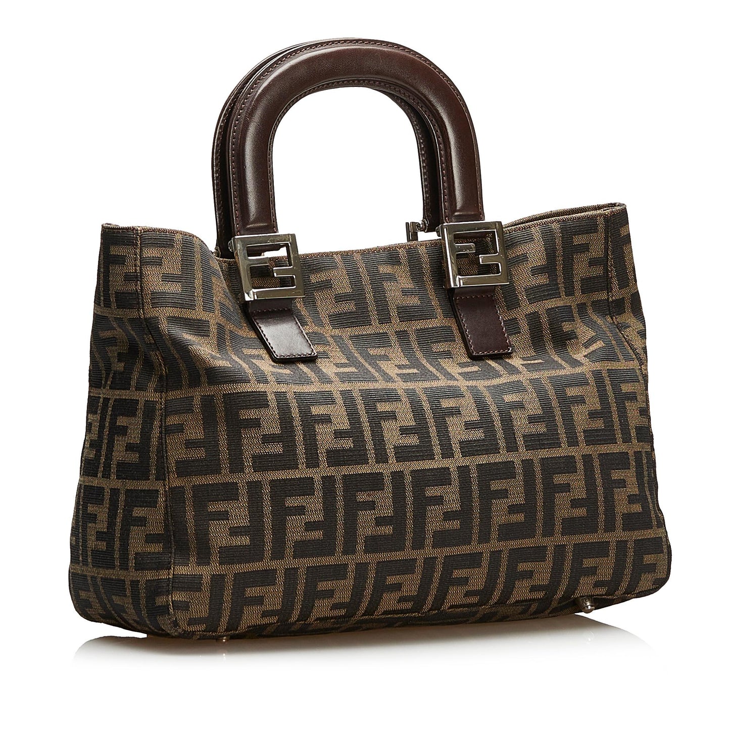 Luxury FendiZucca Handle Handbag (SHG-35887)