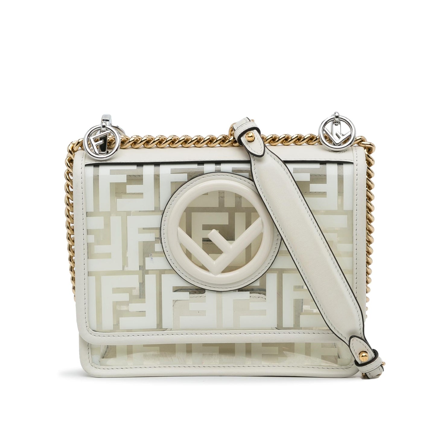 Luxury FendiZucca Kan I F Crossbody Bag (SHG-Pa4pf9)