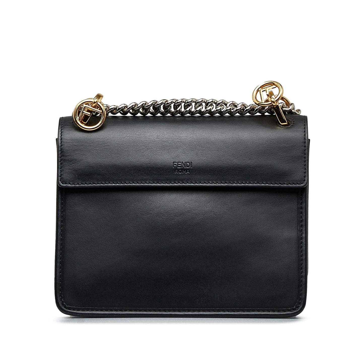 Luxury FendiZucca Kan I F Crossbody Bag (SHG-q9B7oH)