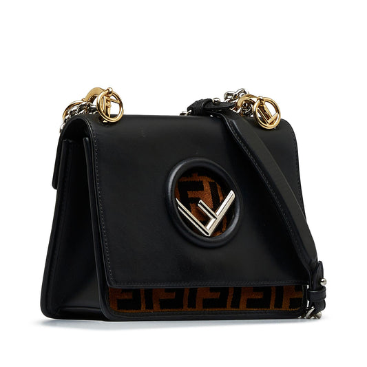 Luxury FendiZucca Kan I F Crossbody Bag (SHG-q9B7oH)