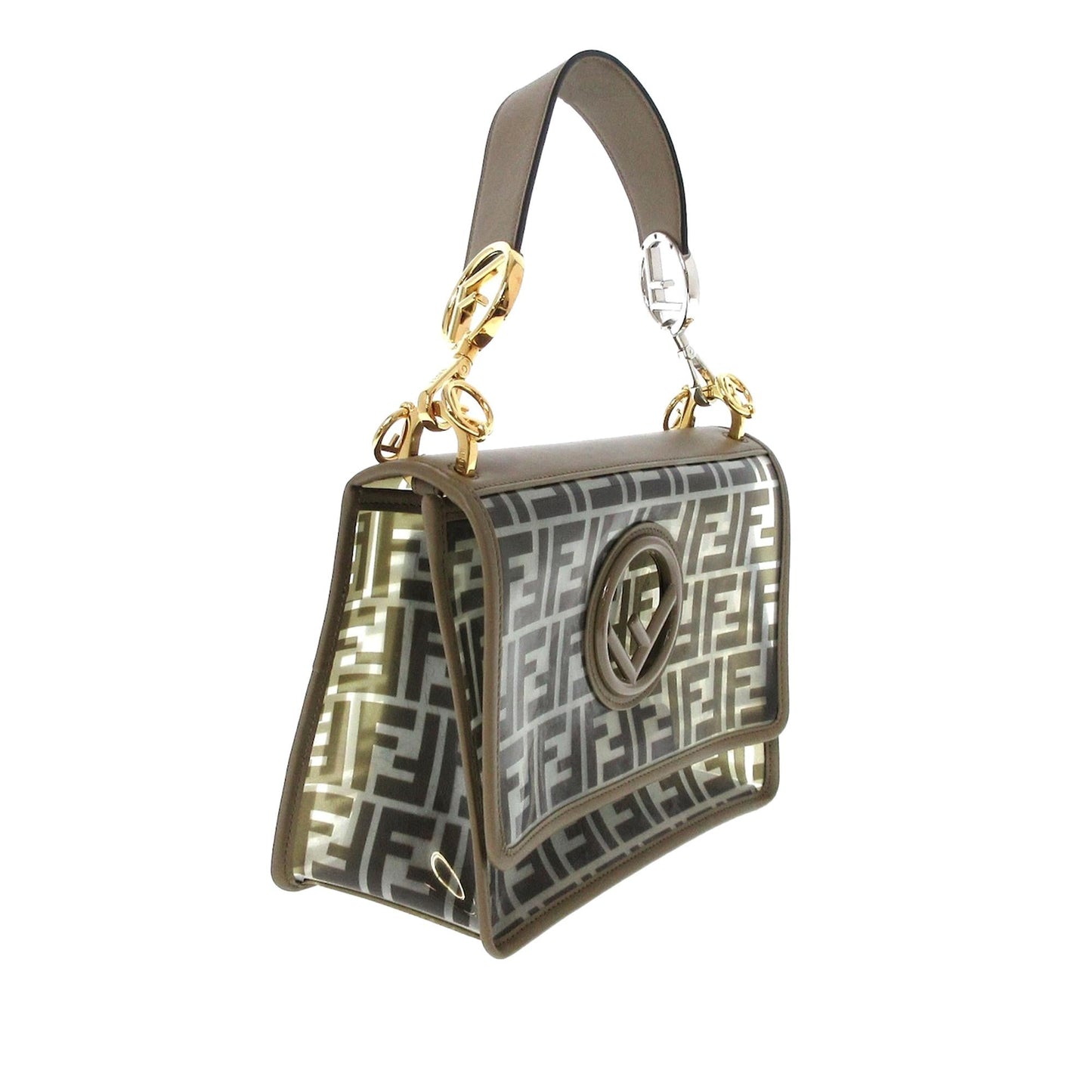 Luxury FendiZucca Kan I F Satchel (SHG-nVqtNF)