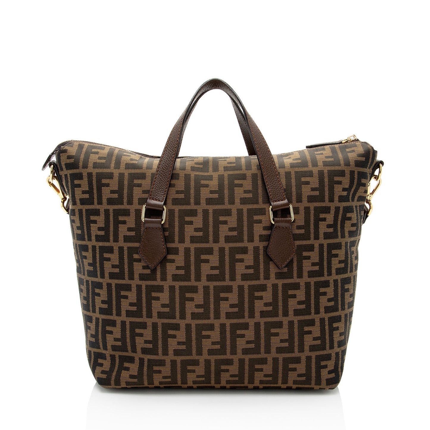 Luxury FendiZucca Large Convertible Tote (SHF-kcMUot)