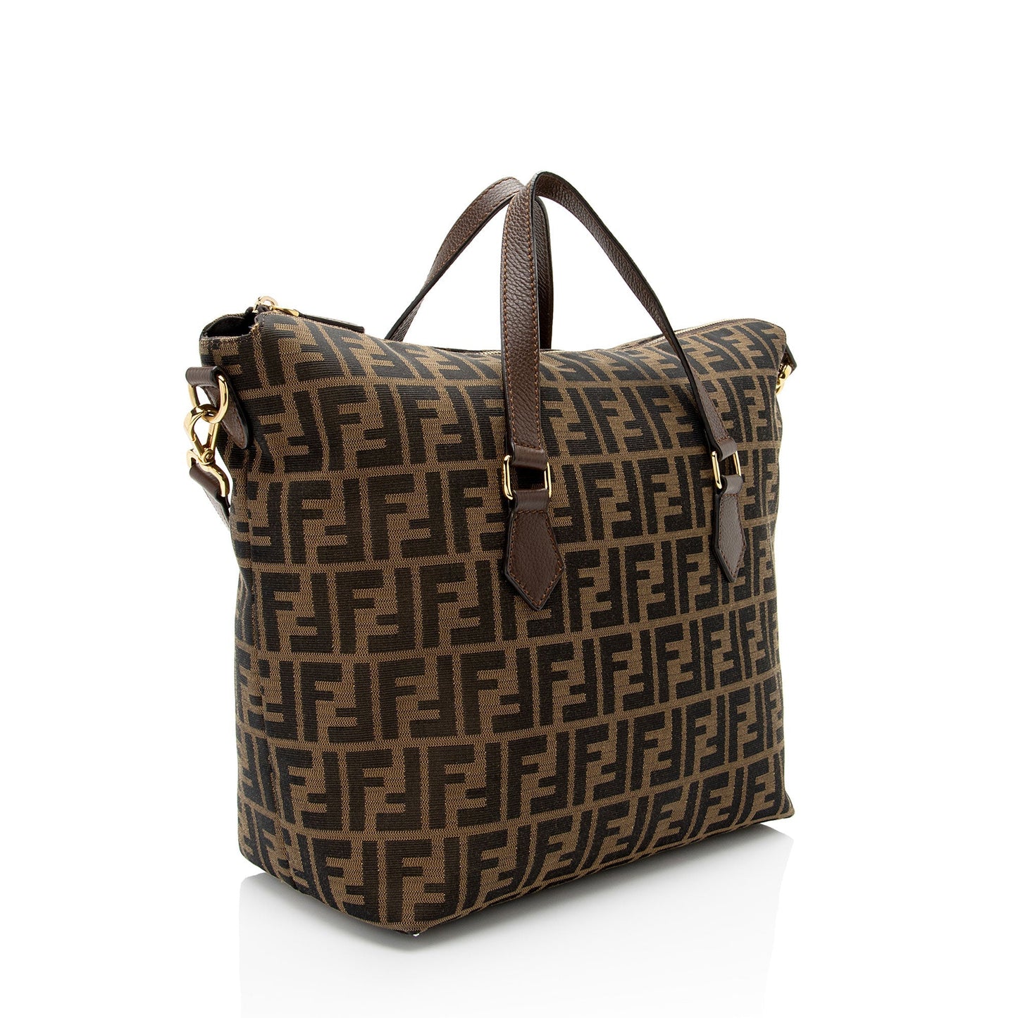 Luxury FendiZucca Large Convertible Tote (SHF-kcMUot)