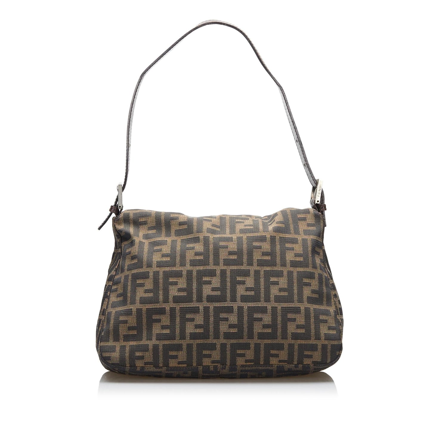 Luxury FendiZucca Mamma Forever Canvas Shoulder Bag (SHG-XkBLwP)