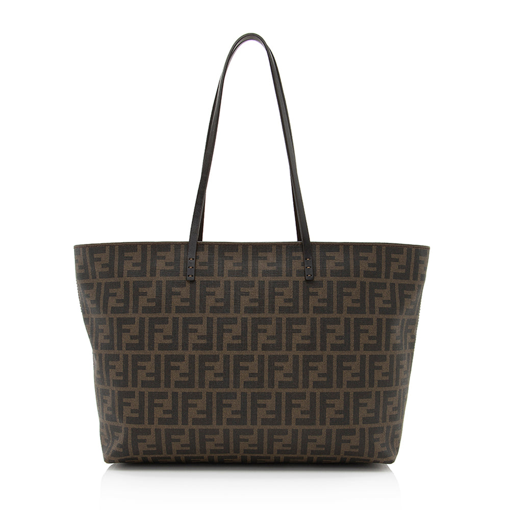 Luxury FendiZucca Medium Roll Tote (SHF-20323)