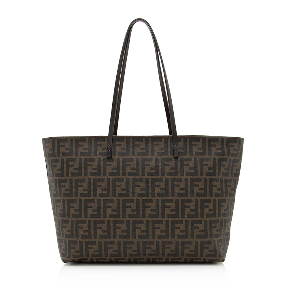 Luxury FendiZucca Medium Roll Tote (SHF-20323)
