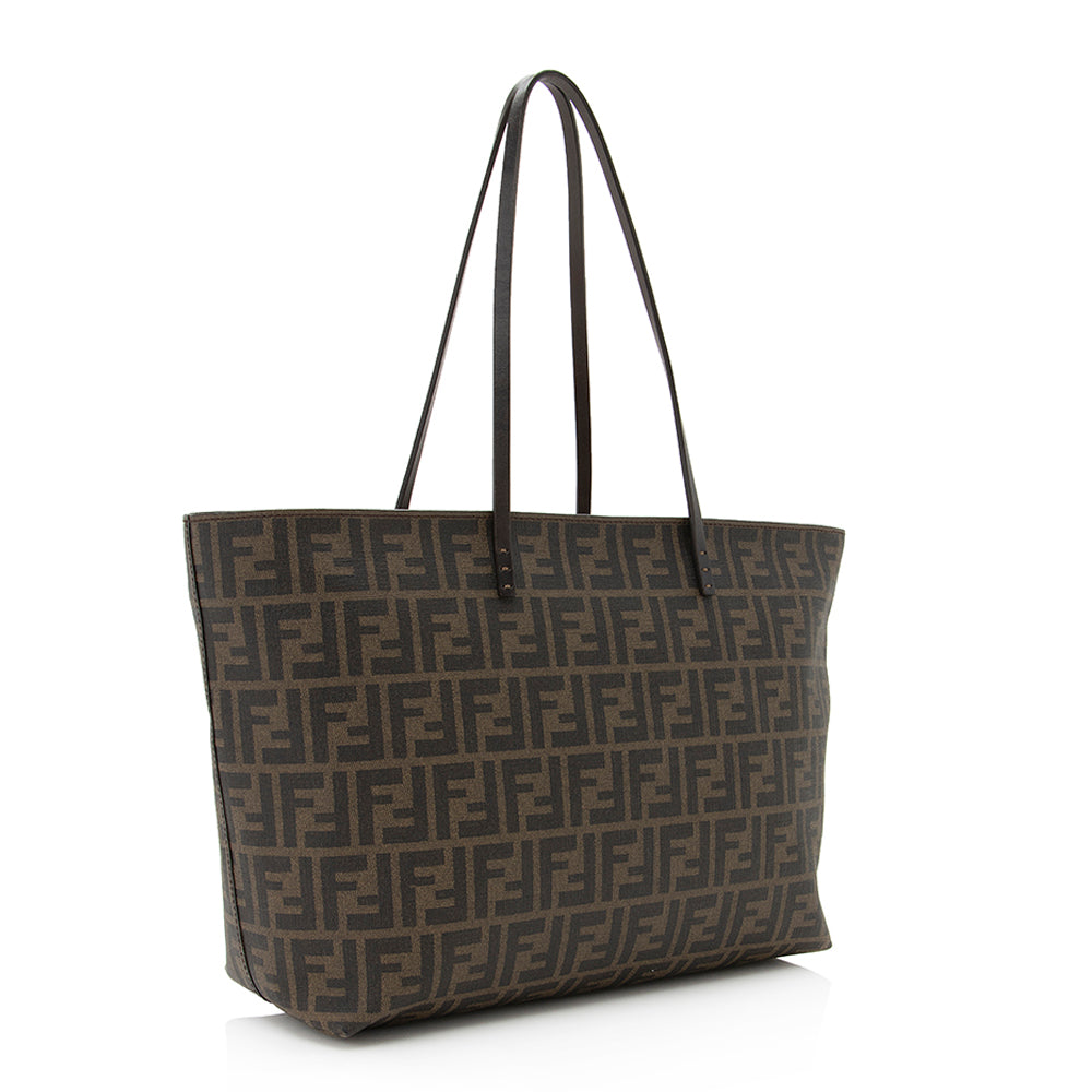 Luxury FendiZucca Medium Roll Tote (SHF-20323)