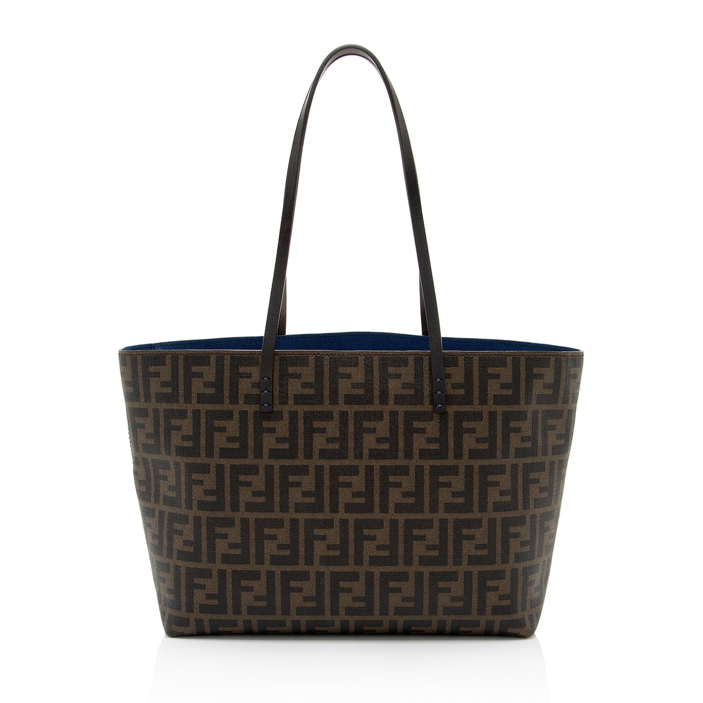 Luxury FendiZucca Medium Roll Tote (SHF-cWt25e)