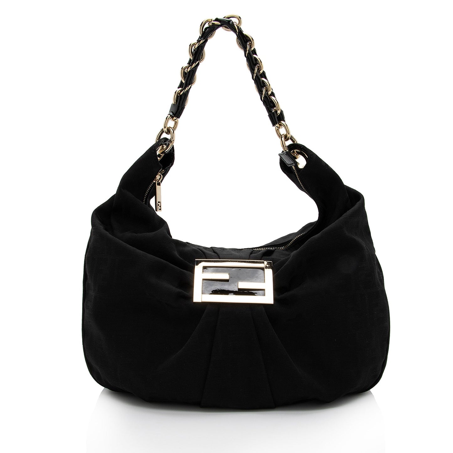 Luxury FendiZucca Mia Hobo (SHF-LewFOt)